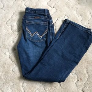 Womens wrangler boot cut riding jeans